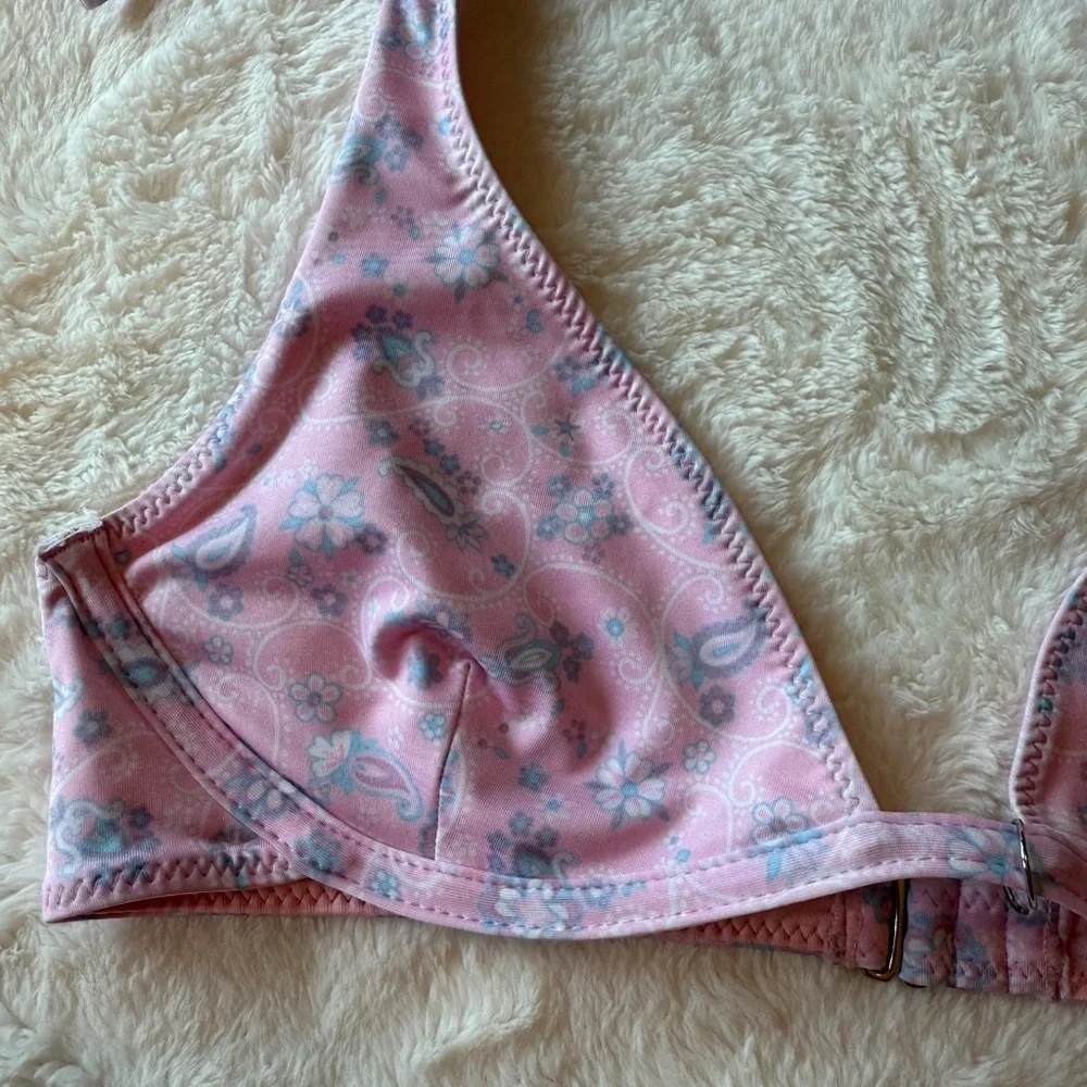 New! Frankies Bikinis Victorias Secret Estella Paisley Bikini Top 45528